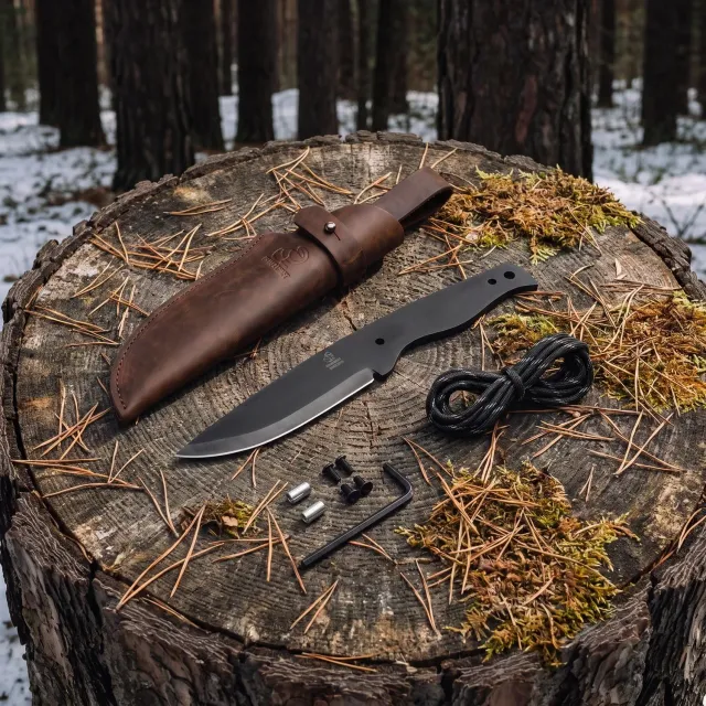 BeaverCraft Nightfall bushcraft knivsæt samleselv stål