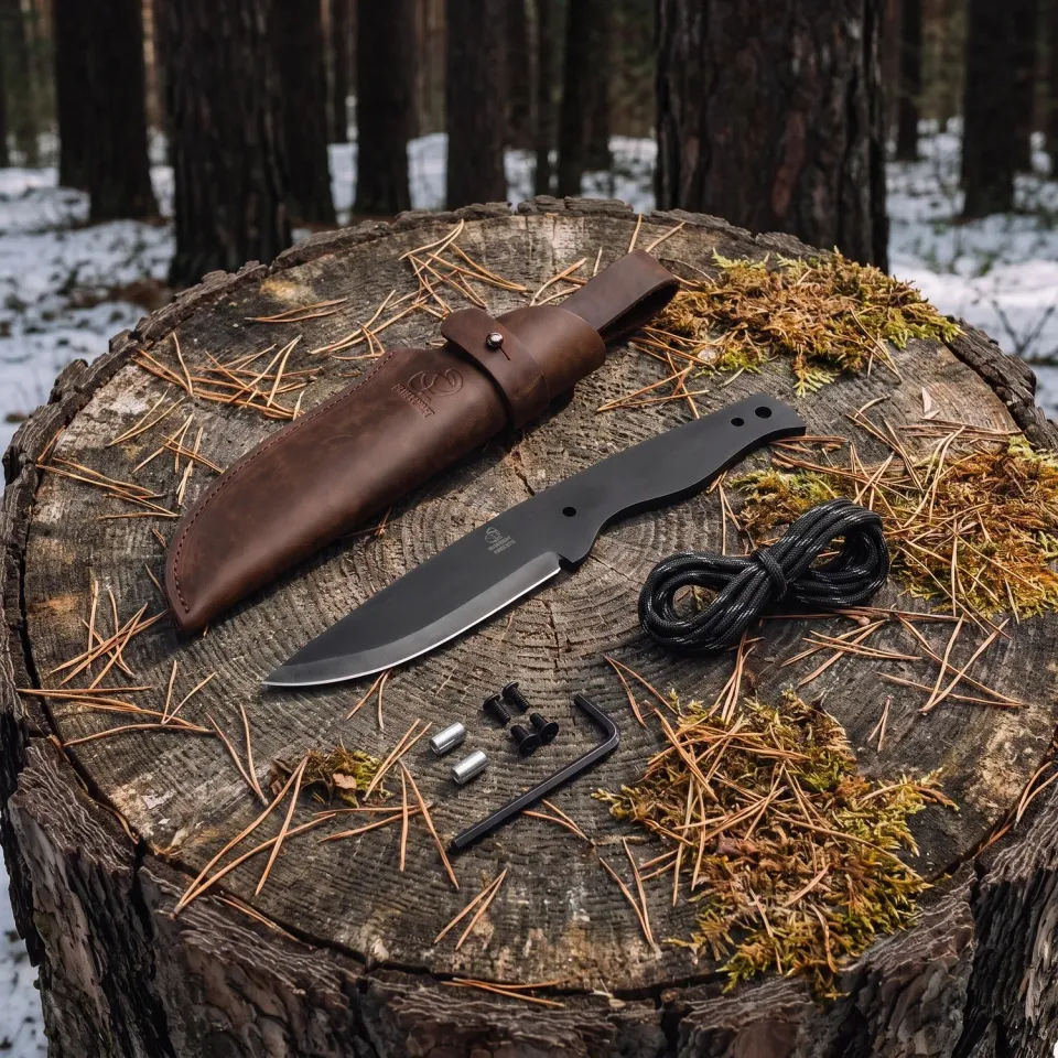 BeaverCraft Nightfall bushcraft knivsæt samleselv stål