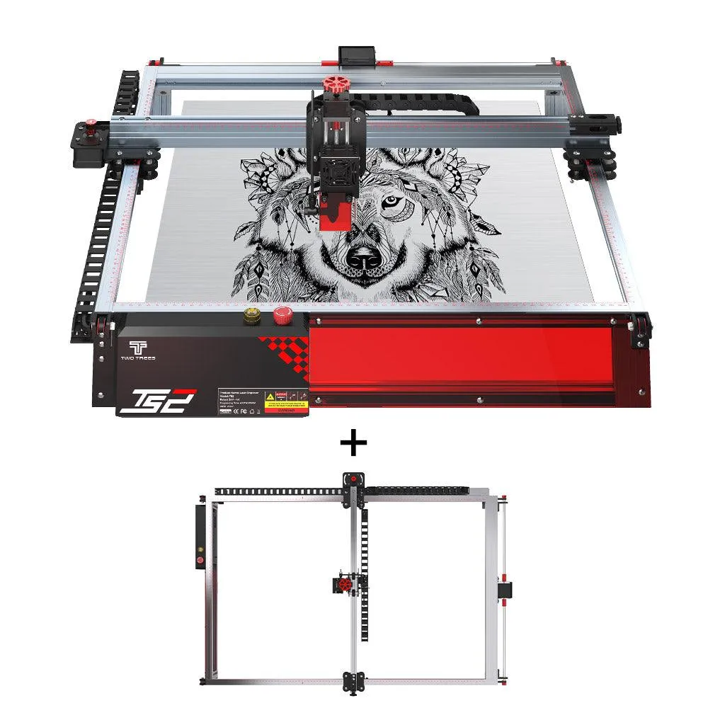Two Trees TS2 lasergraver 10W diode EU-risers