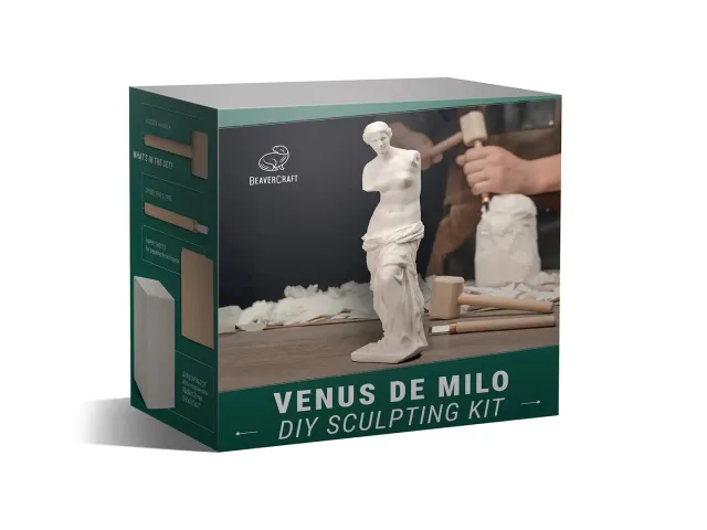 BeaverCraft Venus de Milo skulptursæt gipsblok figur