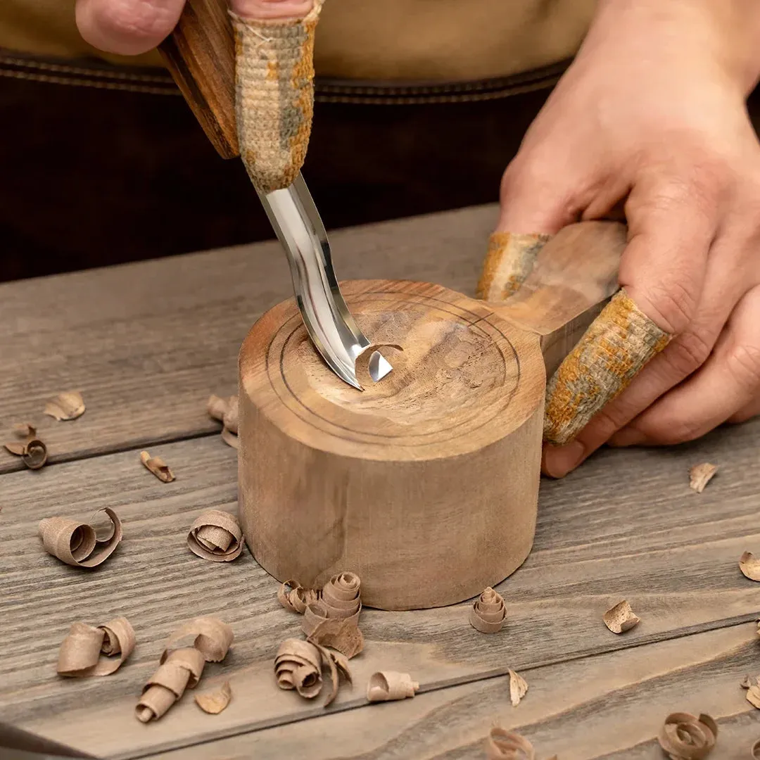BeaverCraft Premium ske kuksa skæresæt 3 dele valnød