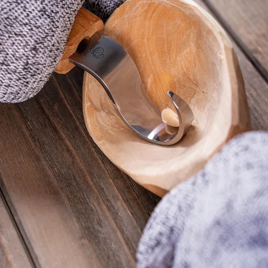 BeaverCraft SK1 Oak ske-kniv 25 mm egetræskaft