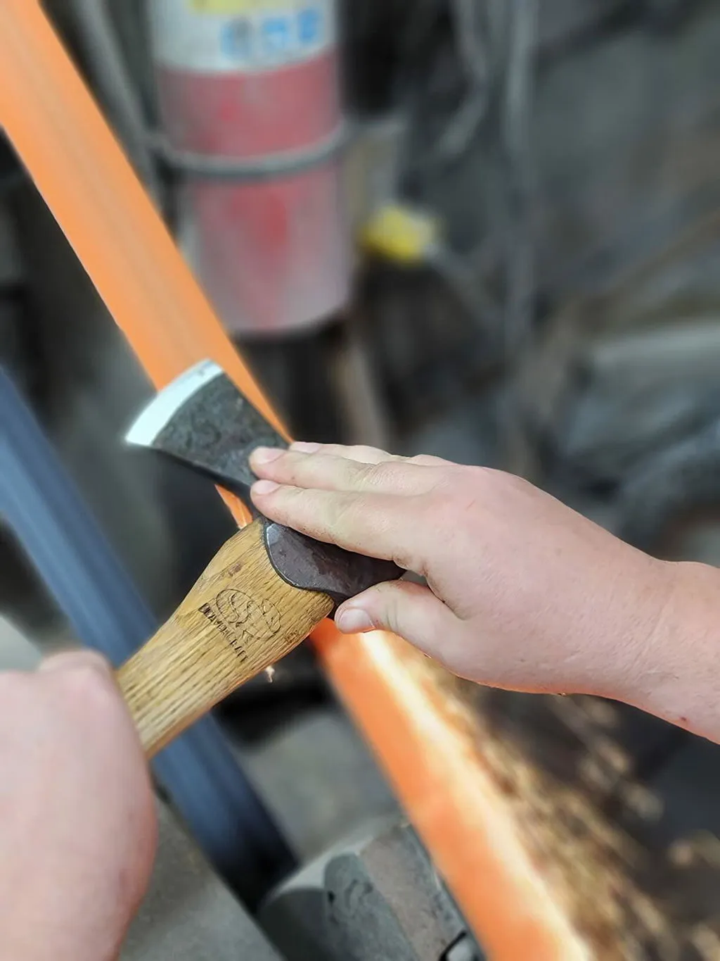 BeaverCraft AX1 snitteøkse bushcraftøkse med skede