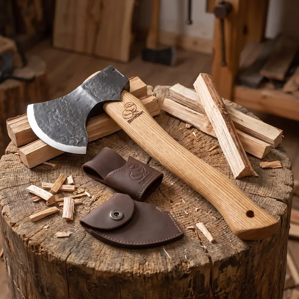 BeaverCraft Woodcraft AX3 håndøkse kulstofstål