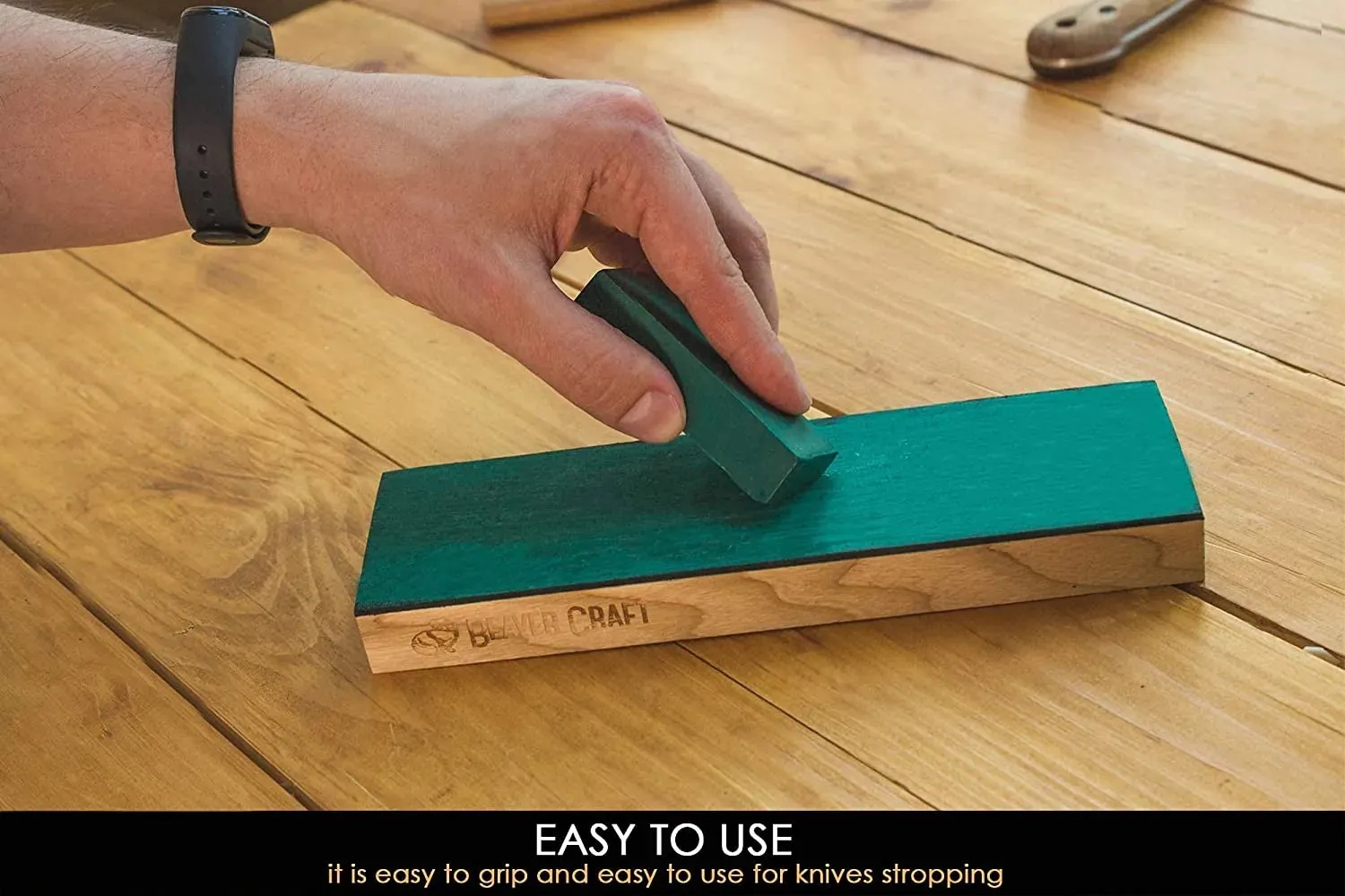 BeaverCraft polerpasta grøn 50 g P2 strop