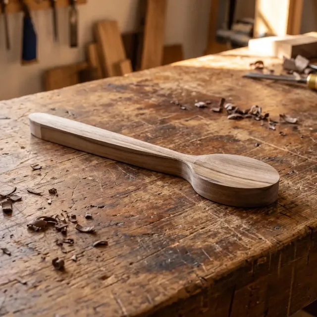 BeaverCraft B10 skeemne valnøddetræ 400 mm