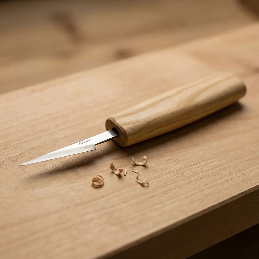 BeaverCraft C7 detaljekniv lang smal klinge