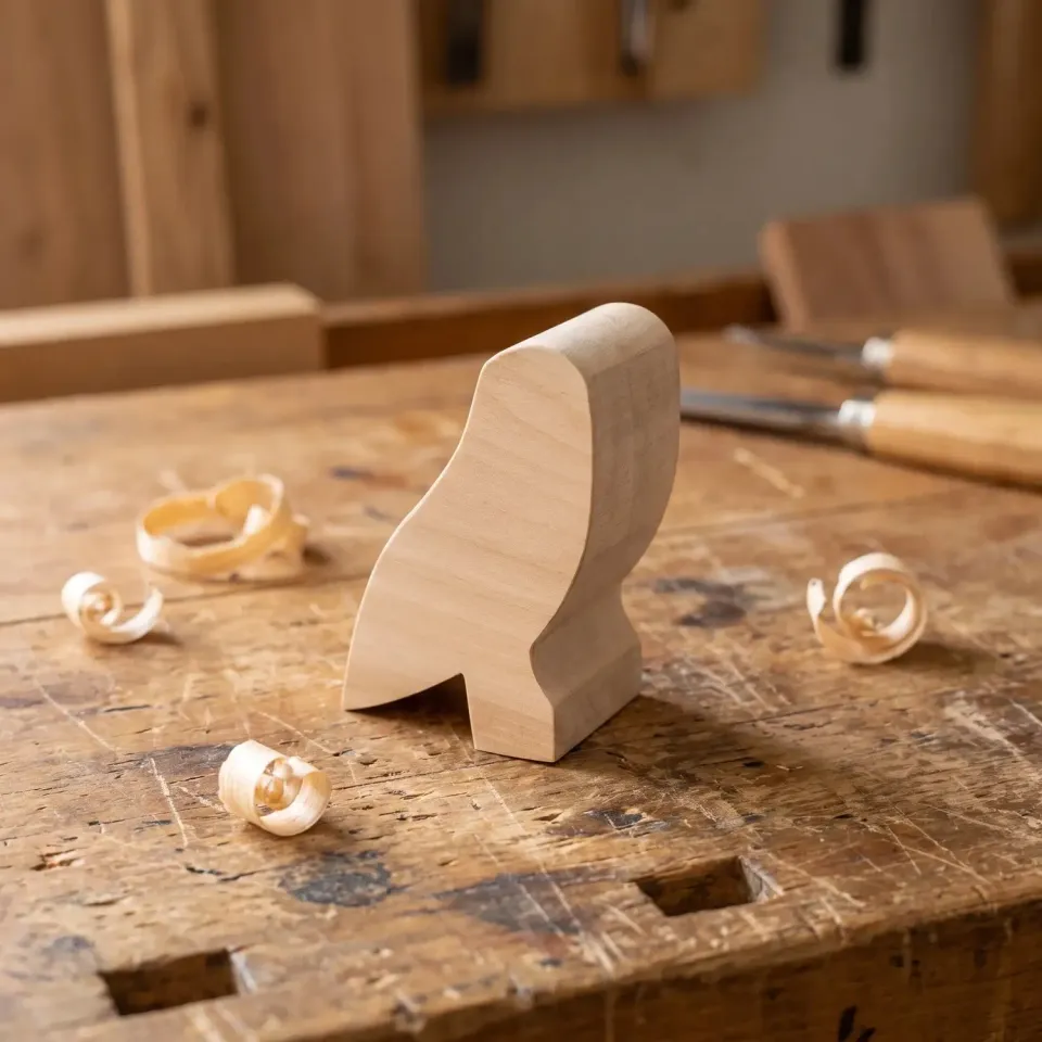 BeaverCraft ugle snitteemne lindetræ 100 mm