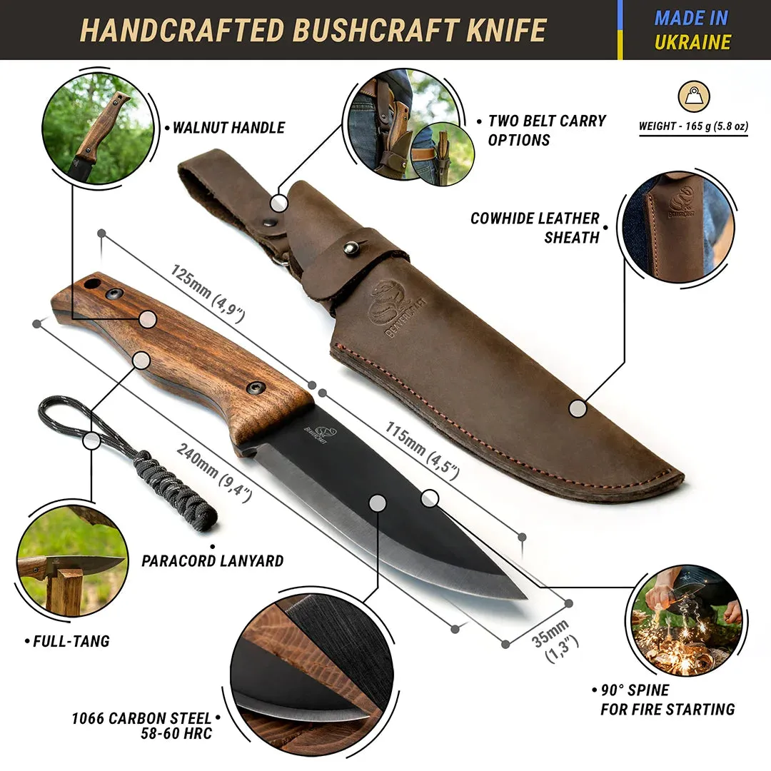 BeaverCraft BSH3 Nightfall bushcraftkniv højre