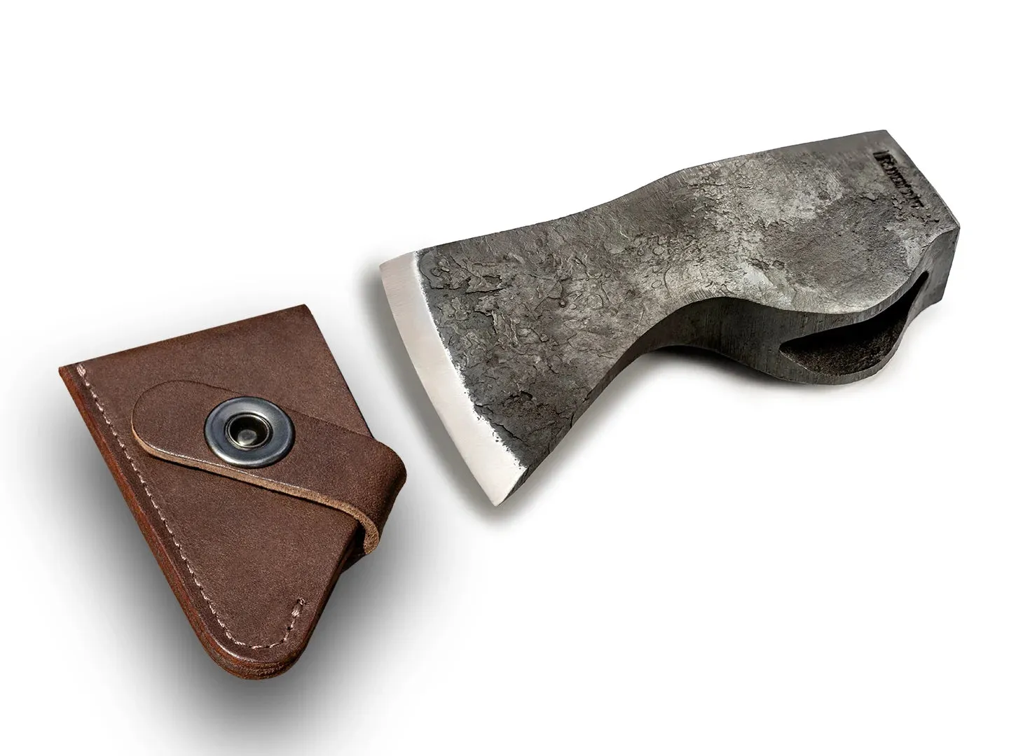 BeaverCraft AX1 øksehoved stål 0,6 kg inkl. skede