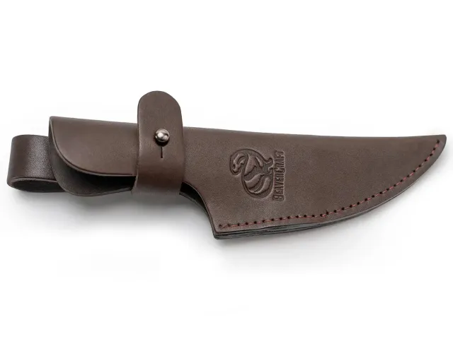 BeaverCraft Wild Harvest SH-BSH7 knivskede mørkebrun læder