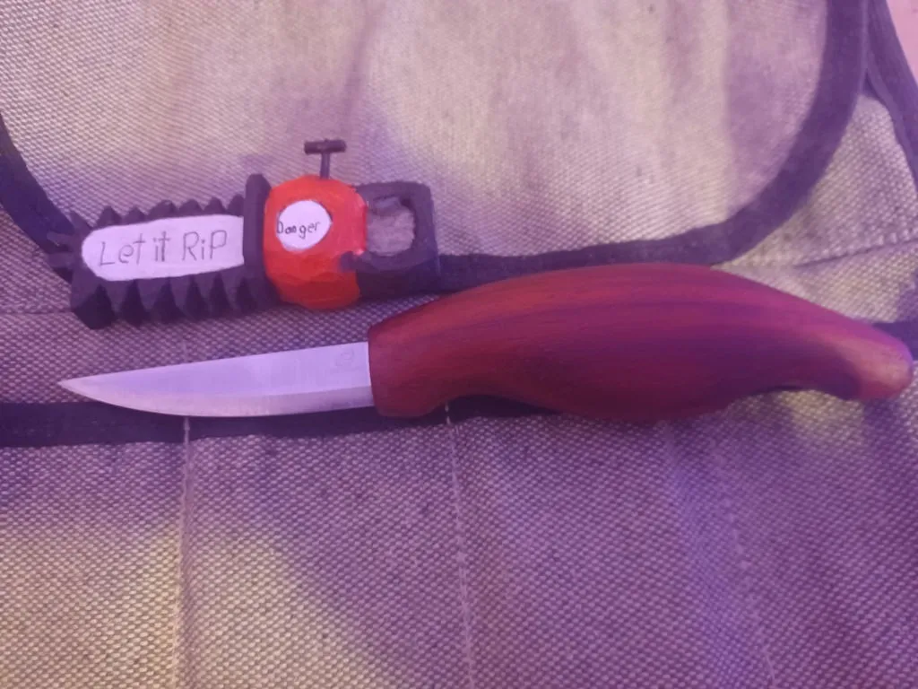 BeaverCraft C4 snittekniv reserveklinge kulstofstål