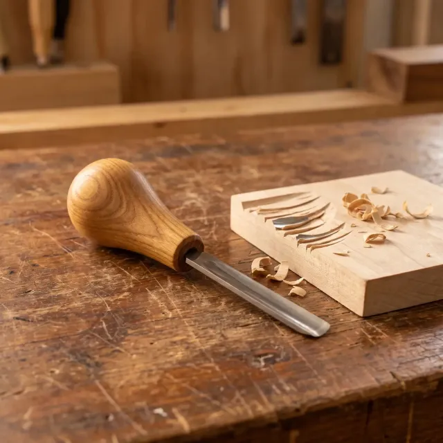 BeaverCraft Palm huljern sweep 5 12 mm asketræ