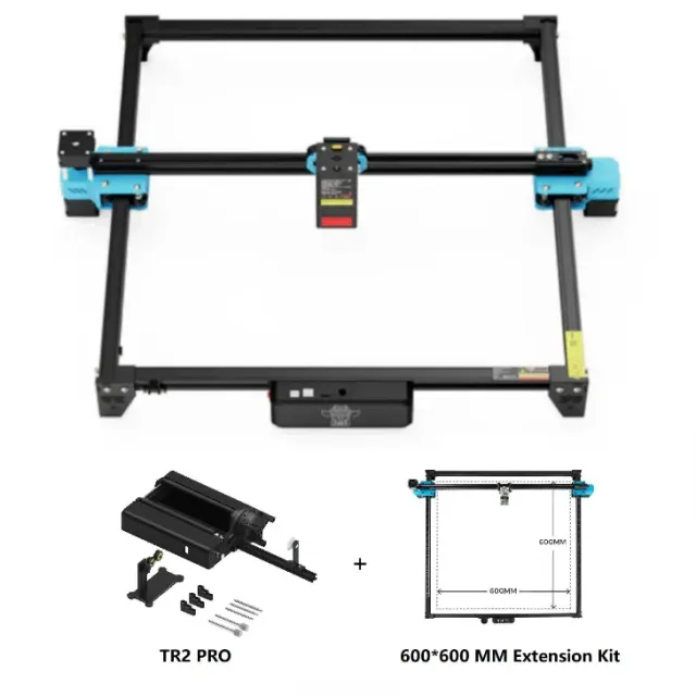 Two Trees TTS-20 Pro lasergraver 600x600mm + rotary
