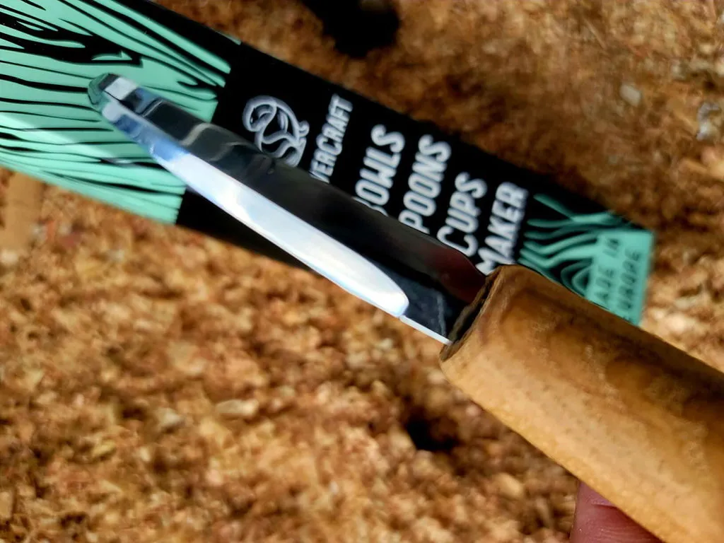 BeaverCraft skekniv kroget langt skaft højrehånd