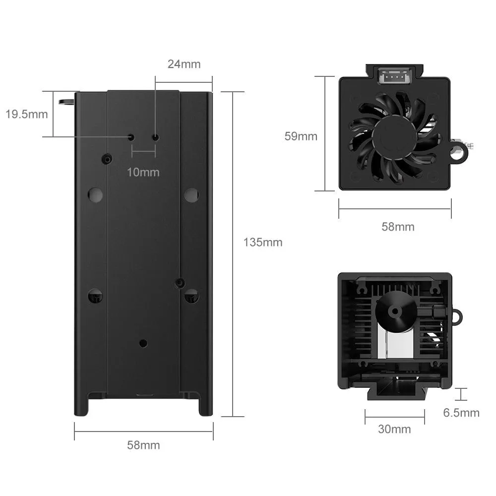 Two Trees TS2 20W lasermodul med air assist