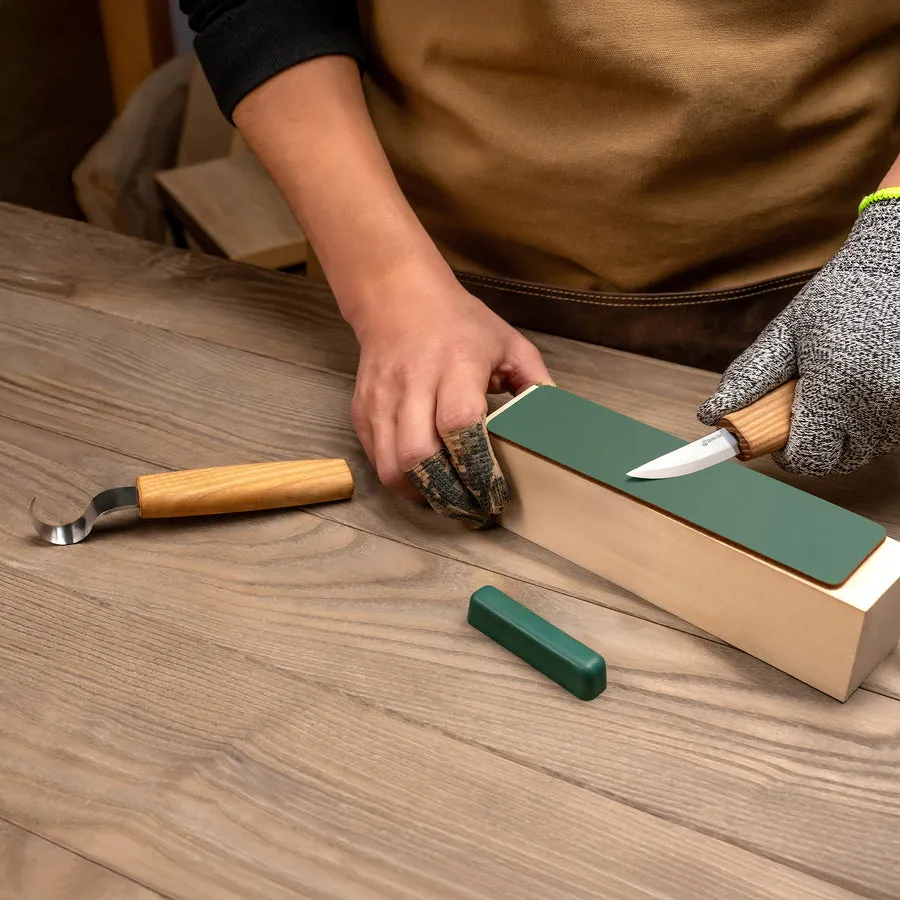 BeaverCraft kuksa snitsæt 3 dele kanvasrulle