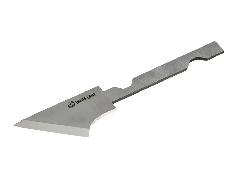 BeaverCraft C11 løs klinge chipcarving kulstofstål geometrisk