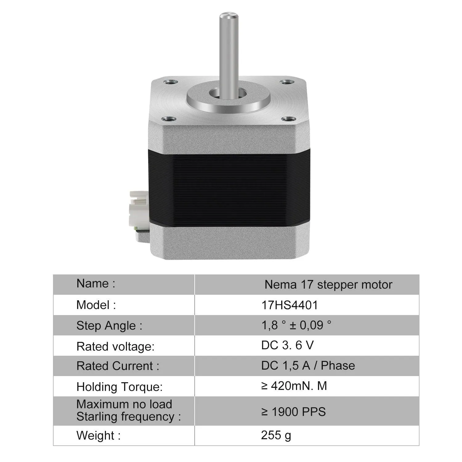 Two Trees 17HS4401 Nema 17 stepmotor 5 stk 1,5A