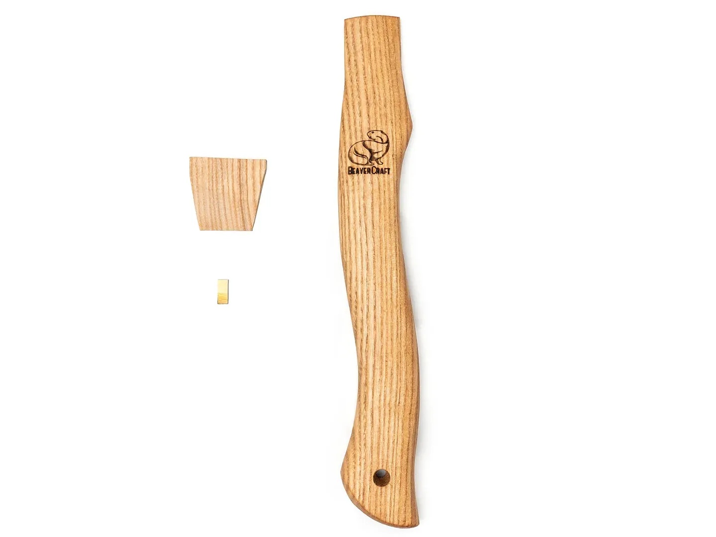 BeaverCraft AX3_RH økseskaft asketræ 335 mm