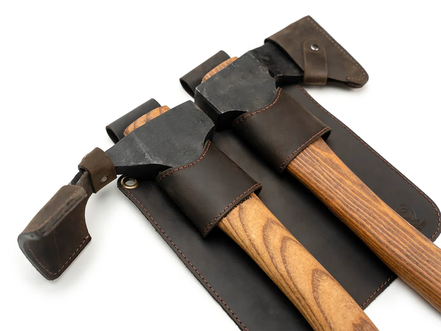 BeaverCraft S-AX1 AX2 hylster læder 2-i-1 brun økse