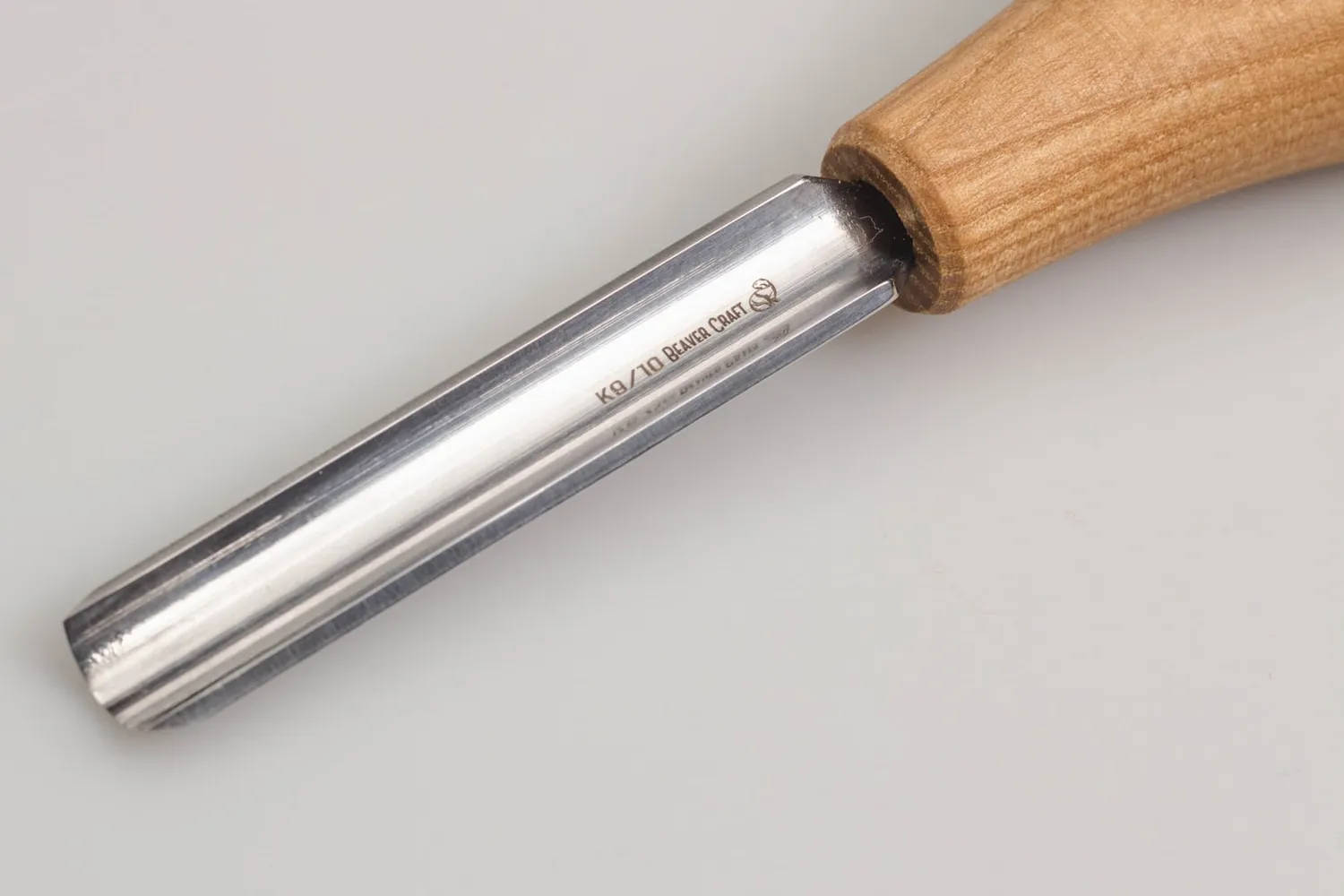 BeaverCraft Palm huljern sweep 9, 10 mm kulstål