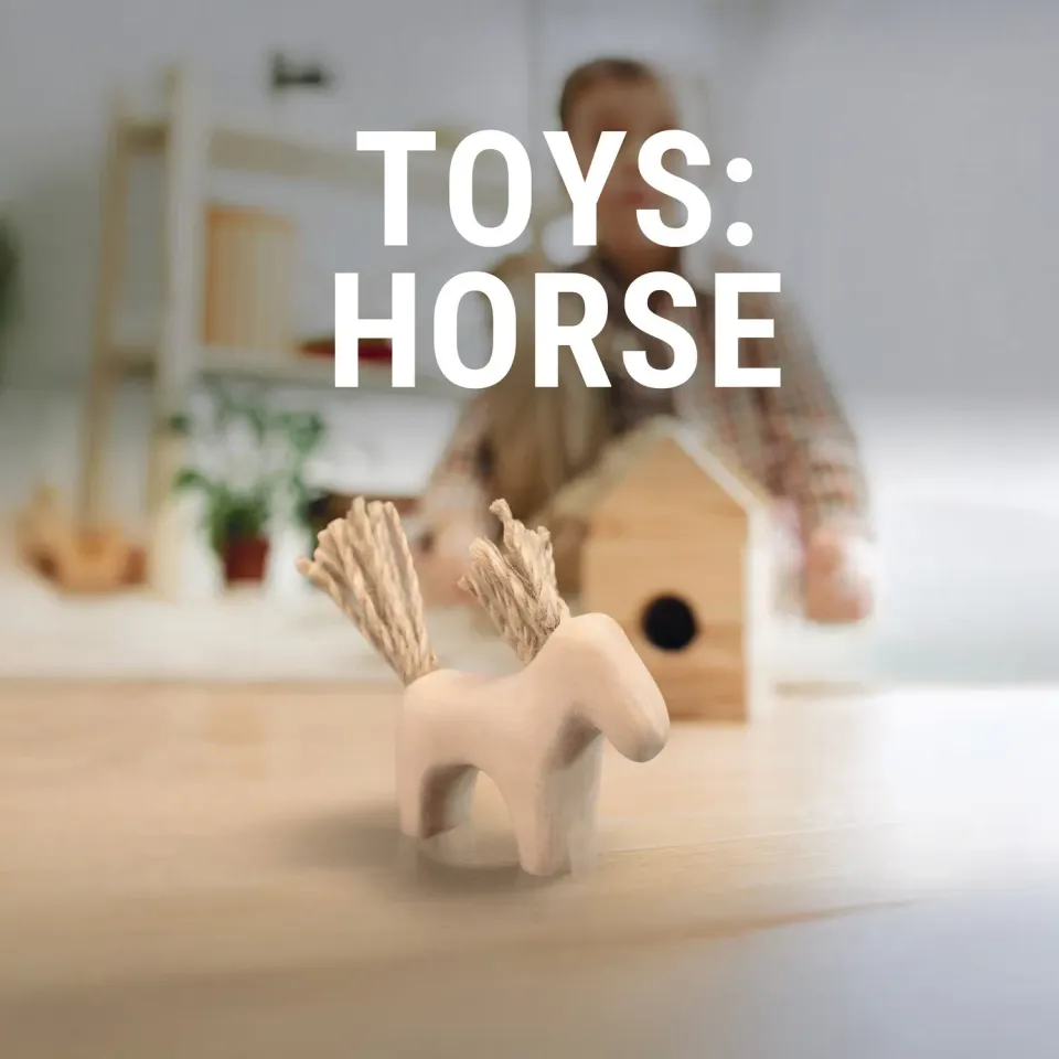 BeaverCraft Horse PDF-mønster træskæring hest begynder