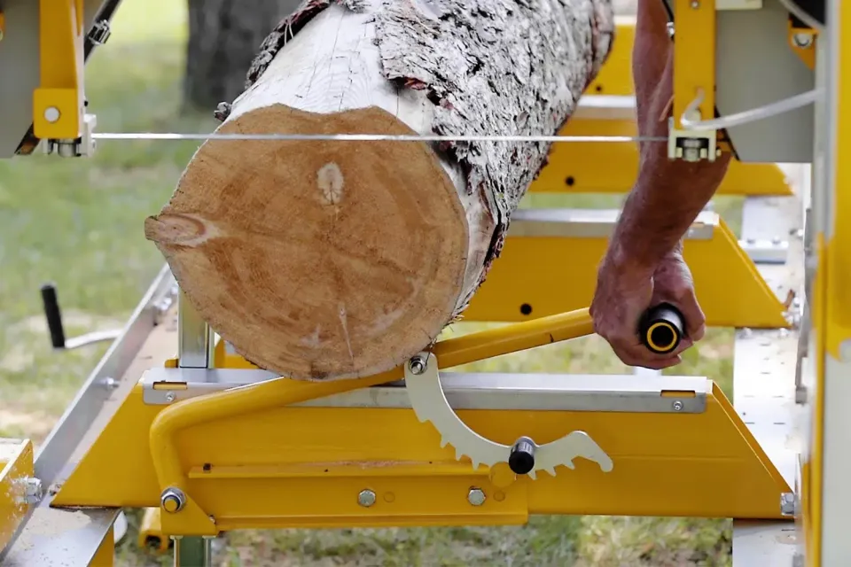Frontier Sawmills Toe Board manuel støtte savværk