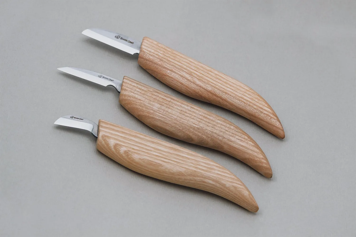BeaverCraft S06 snittesæt 3 knive chip carving