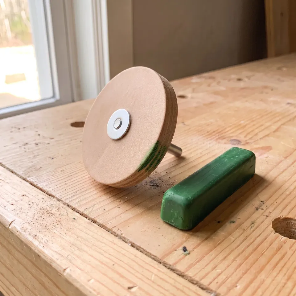 BeaverCraft polerskive læder med pasta