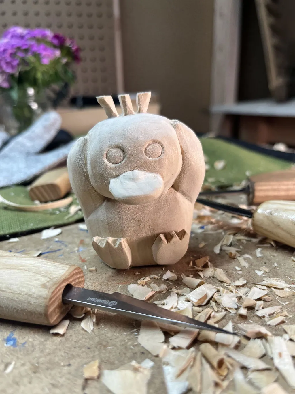 BeaverCraft S09 snittesæt 4 knive til blødt træ