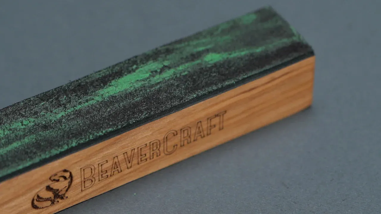 BeaverCraft LS8P1 strygestrop læder kompakt med pasta