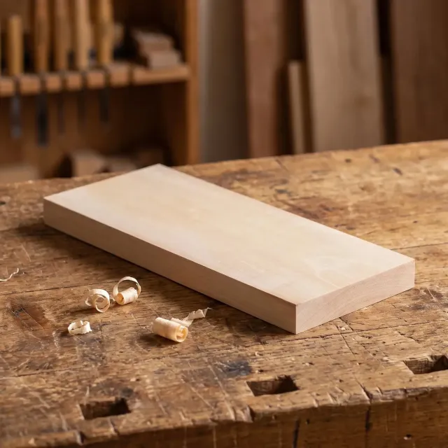 BeaverCraft træplade i lind 100x250 mm relief