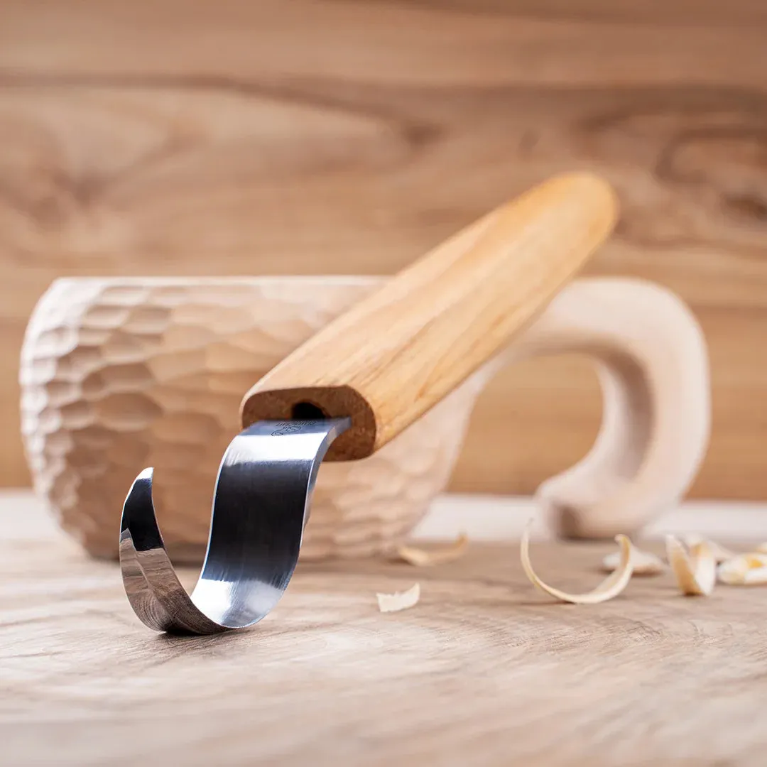BeaverCraft SK1 Oak ske-kniv 25 mm egetræskaft