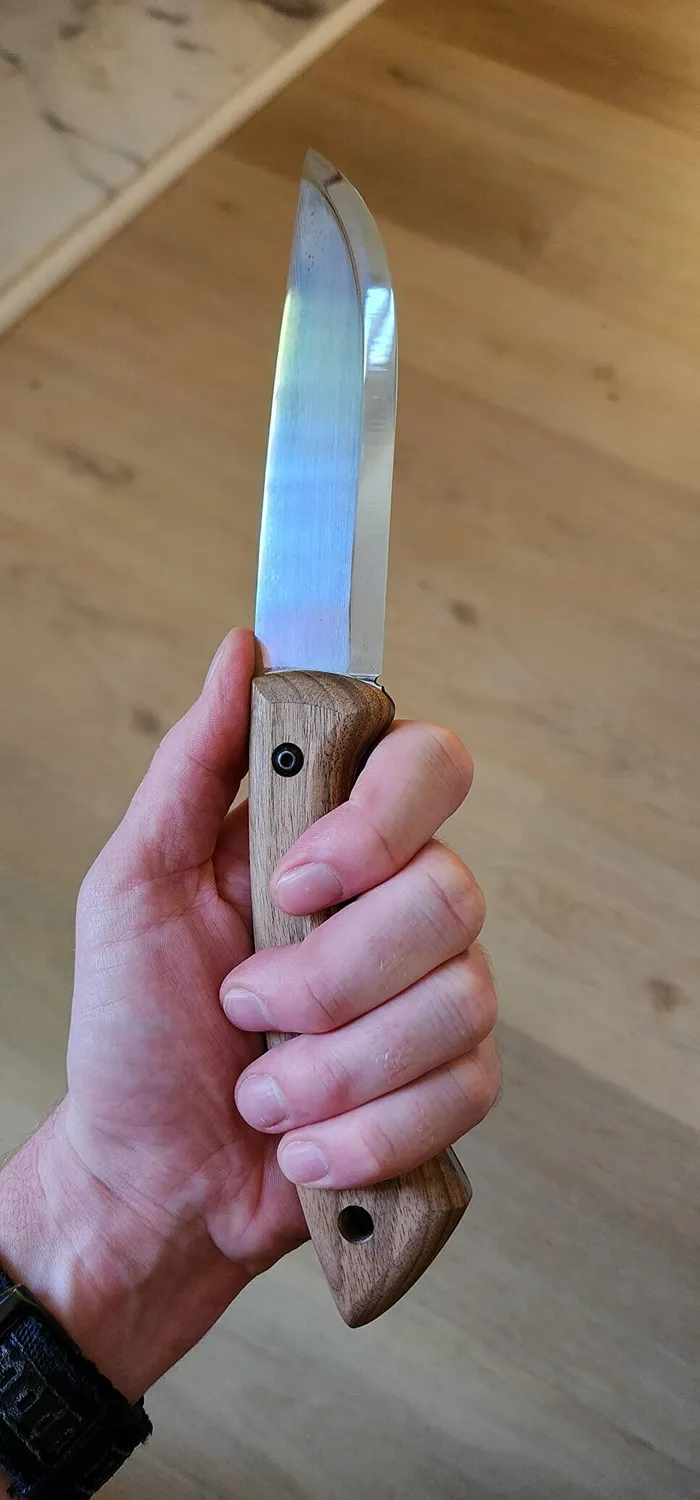BeaverCraft BSH1 Dune bushcraftkniv højrehåndet valnød