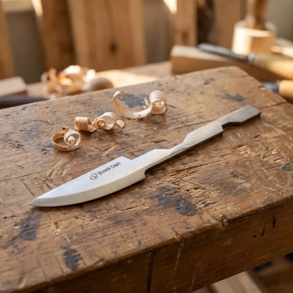 BeaverCraft C3 Reserveklinge Snittekniv Kulstofstål
