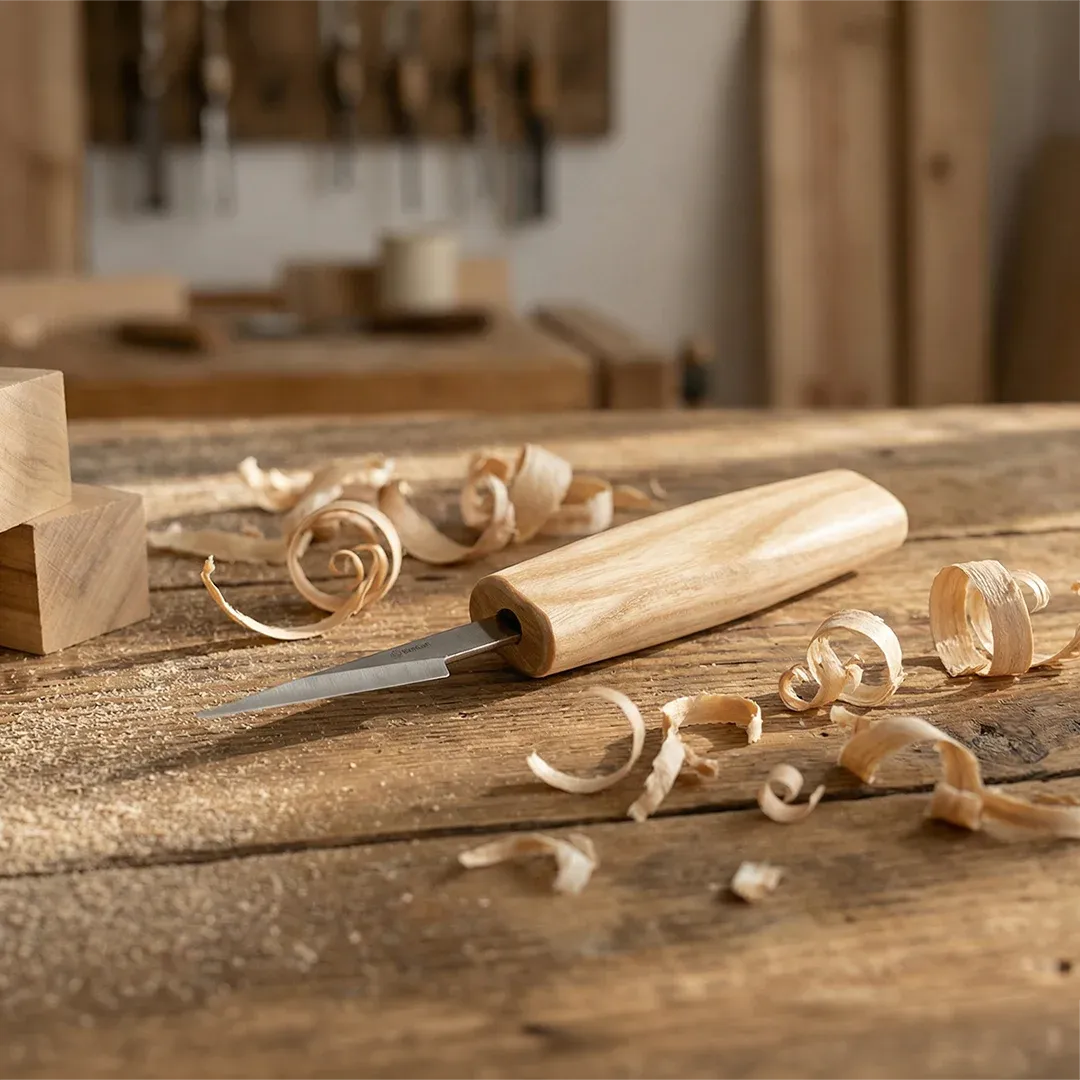 BeaverCraft C7 detaljekniv lang smal klinge