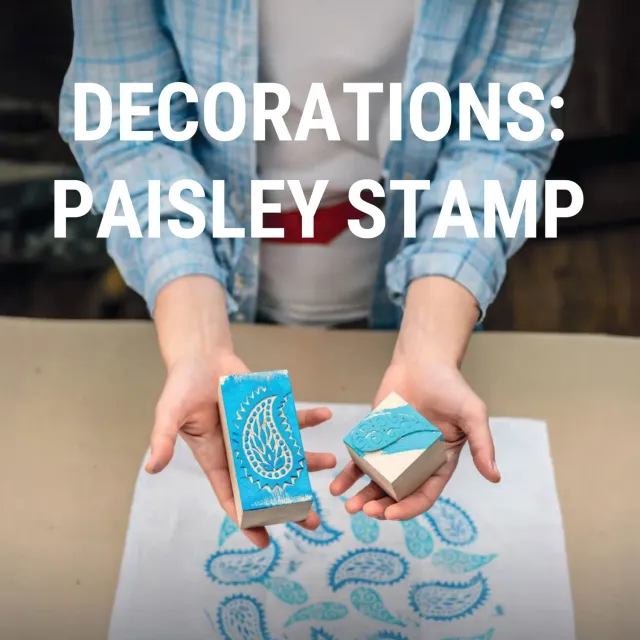 BeaverCraft Paisley stempel PDF-mønster træ begynder