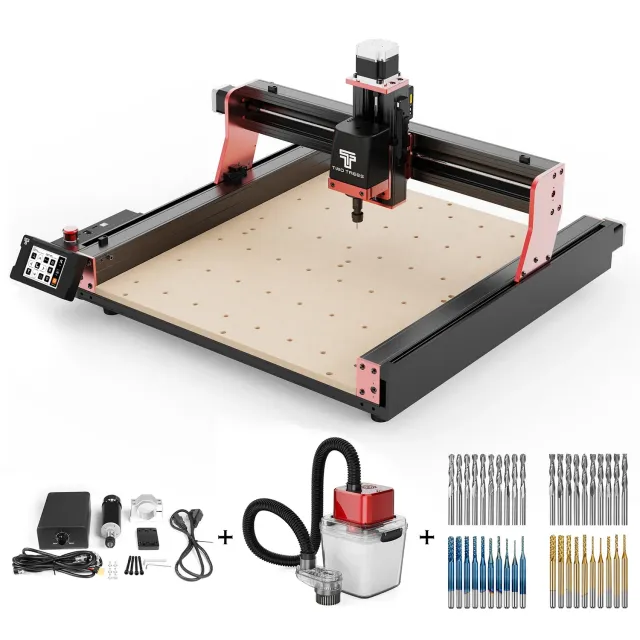 Two Trees TTC450 Pro CNC fræser 500W med udsugning