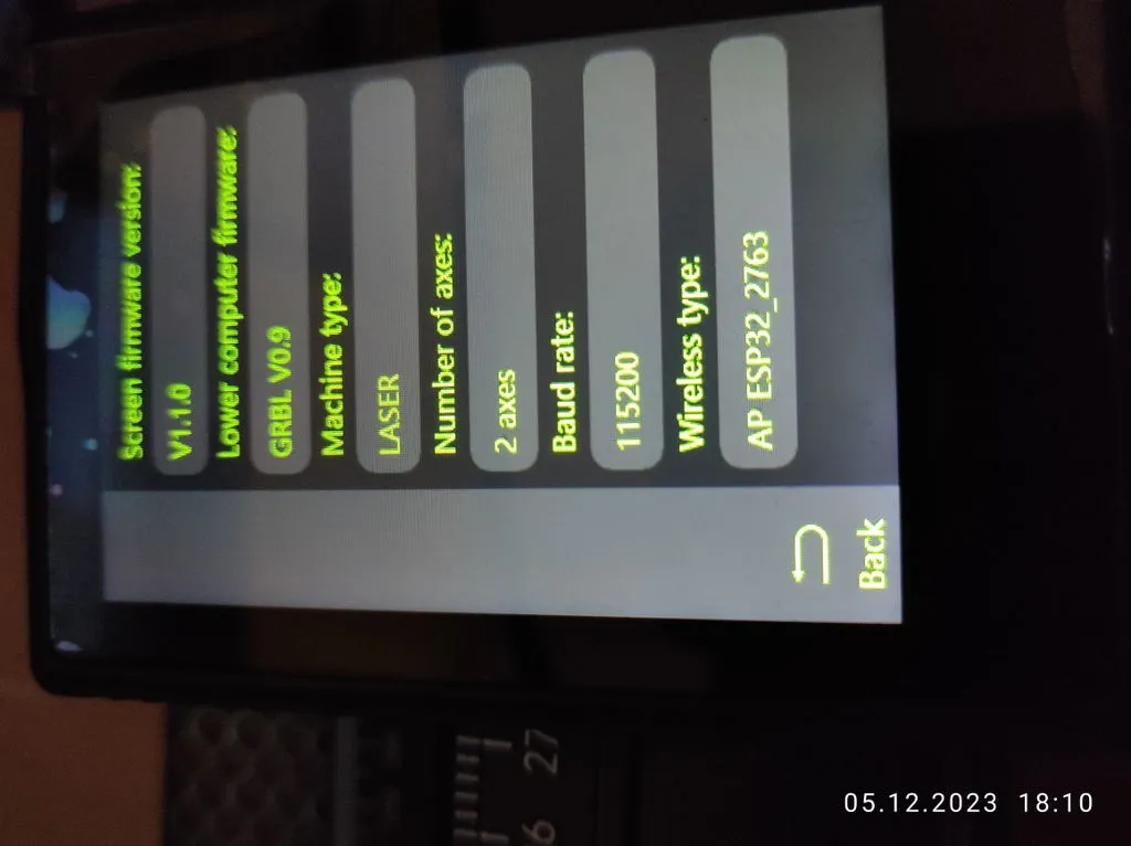 Two Trees TTS Pro 3,5 touchskærm til lasergraver