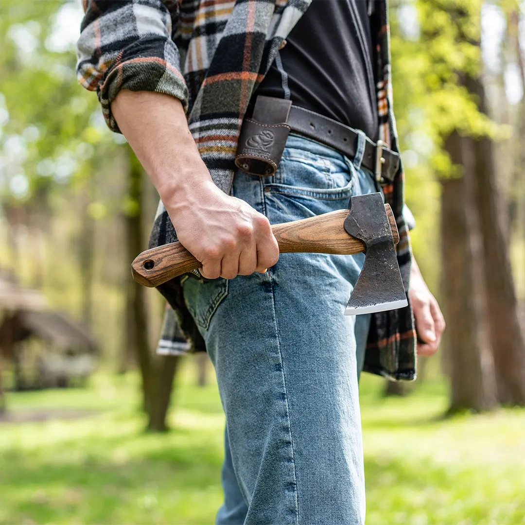 BeaverCraft AX1 snitteøkse bushcraftøkse med skede