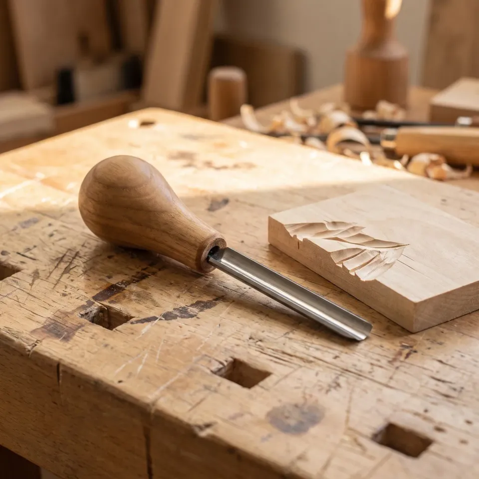BeaverCraft Palm huljern sweep 9, 10 mm kulstål