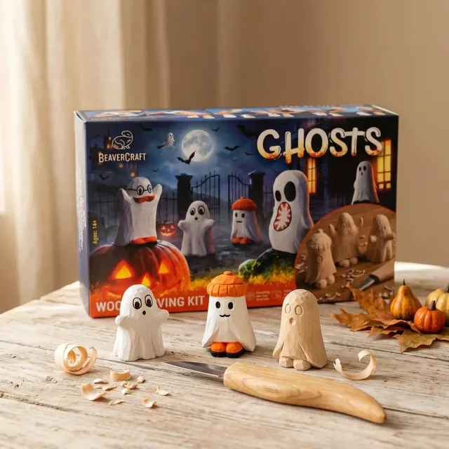 BeaverCraft Ghosts snittesæt spøgelser begynder