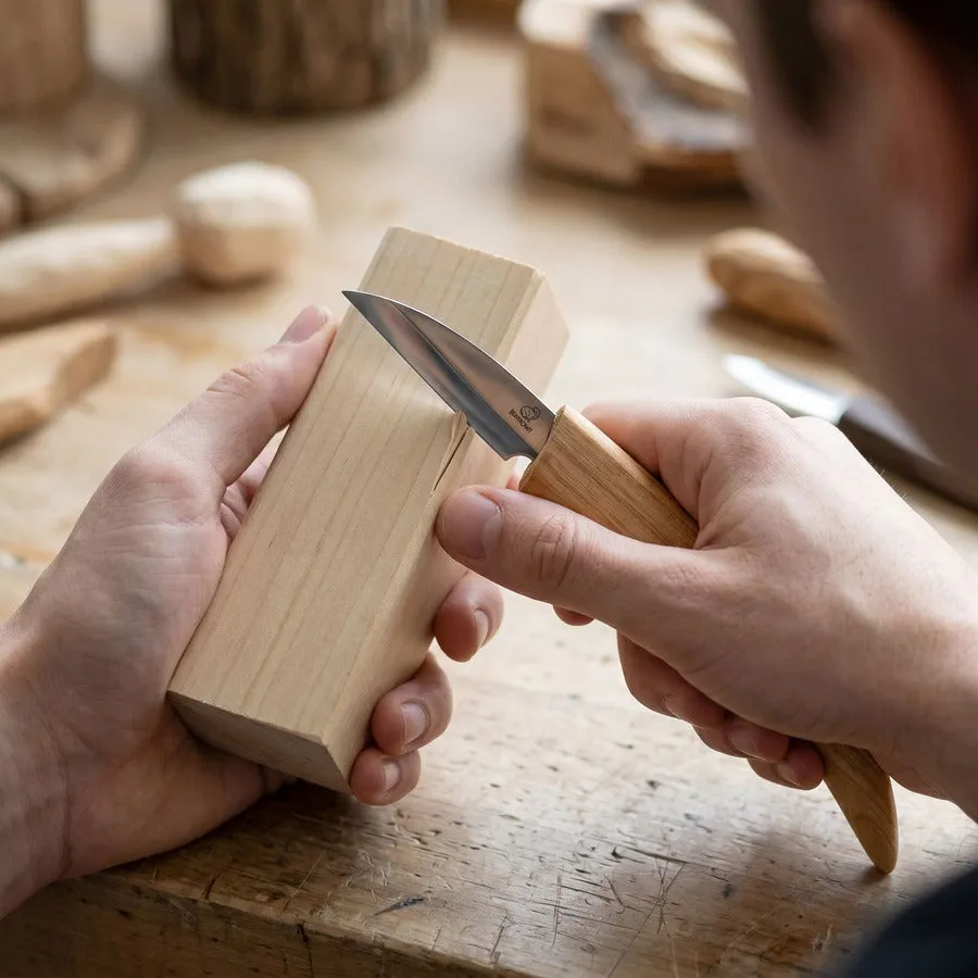 BeaverCraft C16 snittekniv grov asketræ stål