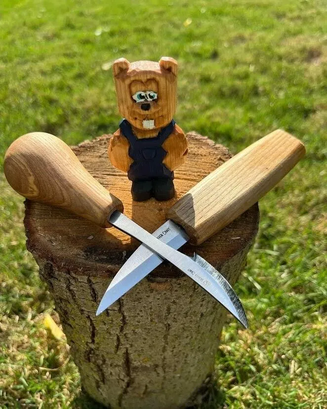 BeaverCraft DIY05 Bear snittesæt til begynder