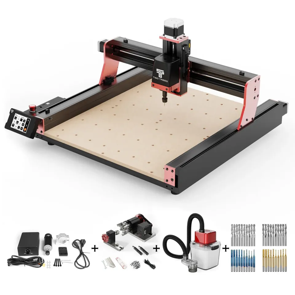 Two Trees TTC450 Pro CNC fræser EU 500W 4. akse sæt