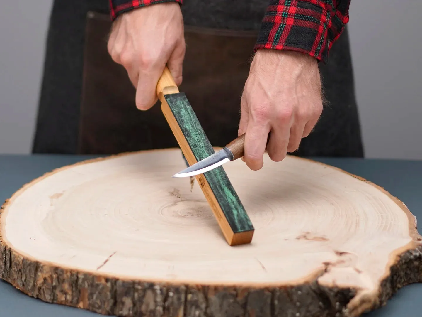 BeaverCraft LS8P1 strygestrop læder kompakt med pasta