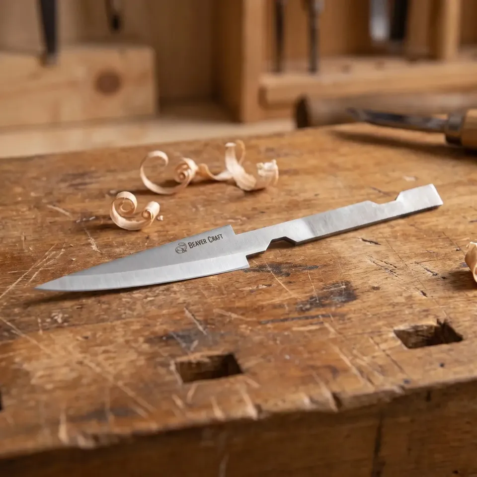 BeaverCraft C13 snittekniv reserveklinge smal spids