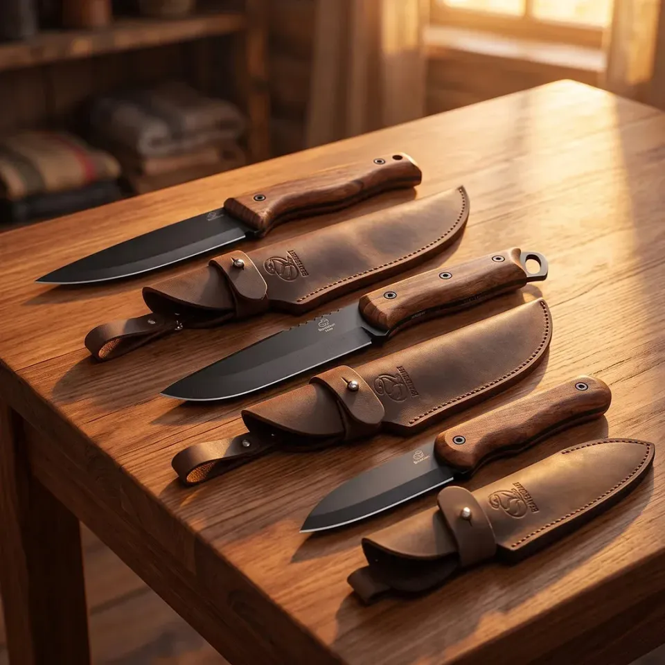 BeaverCraft BSH-X bushcraftknivsæt 3 stk kulstofstål