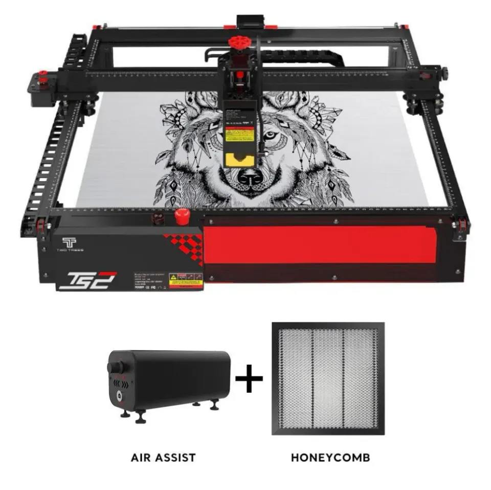 Two Trees TS2-20W lasergraver + honeycomb EU